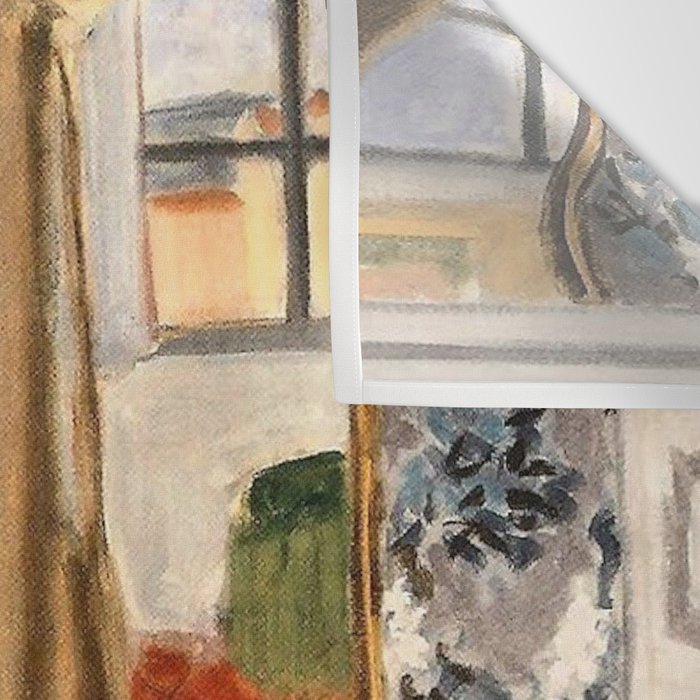 Henri Matisse Interior with Flowers & Parakeets Wall Tapestry Gallery Image 3