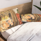 Henri Matisse Interior with Flowers & Parakeets Pillow Sham Gallery Image 2