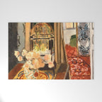 Henri Matisse Interior with Flowers & Parakeets Welcome Mat Gallery Image 1