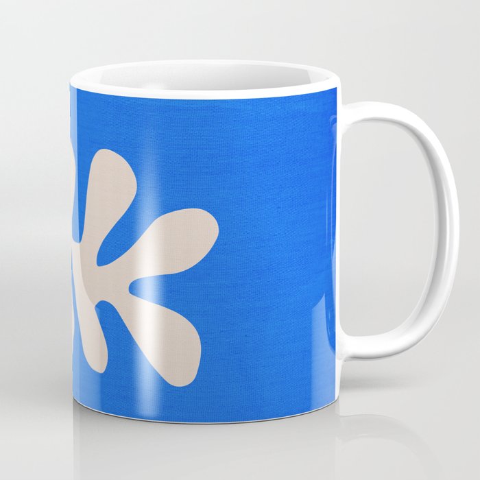 Chathams Blue: Wild Leaf | Matisse Foliage Paper Cutouts 02 Coffee Mug Gallery Image 1