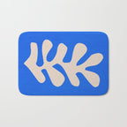 Chathams Blue: Wild Leaf | Matisse Foliage Paper Cutouts 02 Bath Mat Gallery Image 1