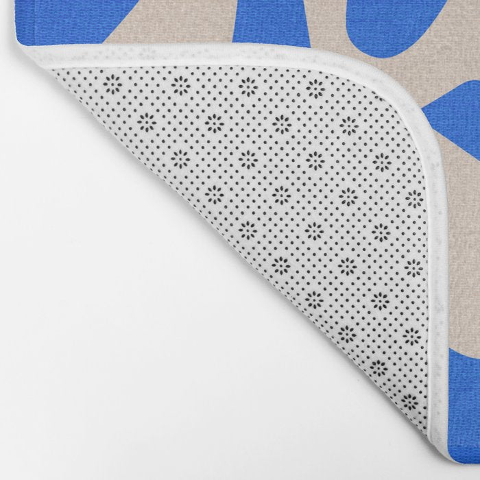 Chathams Blue: Wild Leaf | Matisse Foliage Paper Cutouts 02 Bath Mat Gallery Image 2