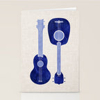 Indigo Blue Ukuleles Stationery Card Gallery Image 2