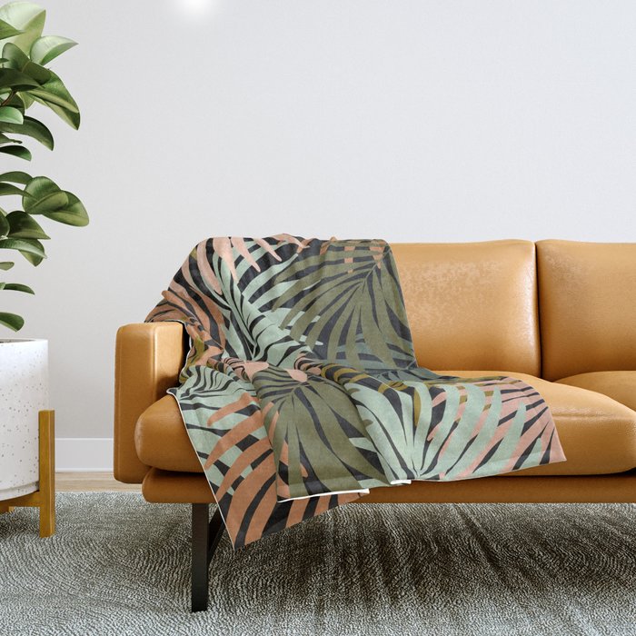 Tropical Forest - Fall Throw Blanket Gallery Image 1