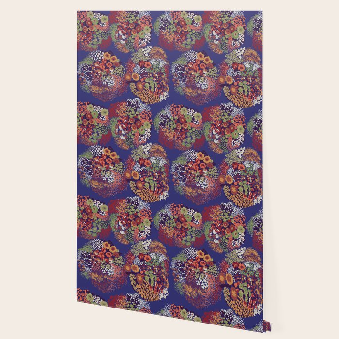 Grandma's Vintage Fabric Wallpaper Gallery Image 2