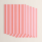Pink and Red Colored Pattern of Stripes Wrapping Paper Gallery Image 3