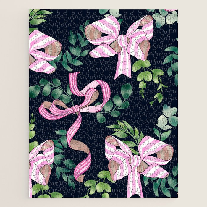 Whimsical Cheerful Bows Plants Jigsaw Puzzle Gallery Image 1