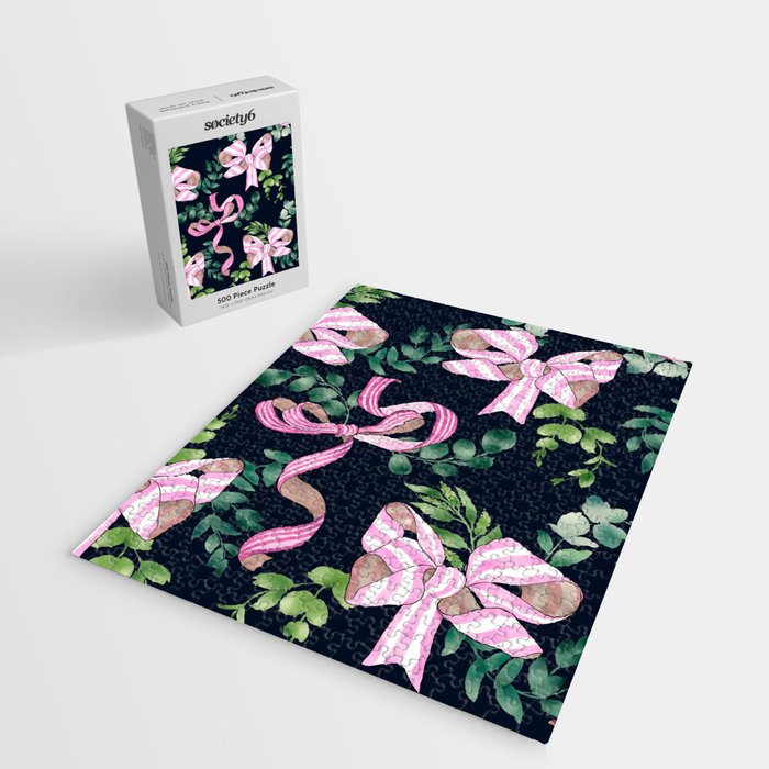 Whimsical Cheerful Bows Plants Jigsaw Puzzle Gallery Image 2
