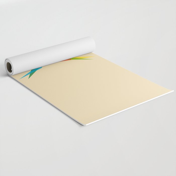 Fractal Geometric Dog Yoga Mat Gallery Image 2