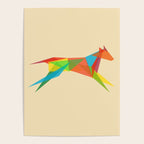 Fractal Geometric Dog Poster Gallery Image 4