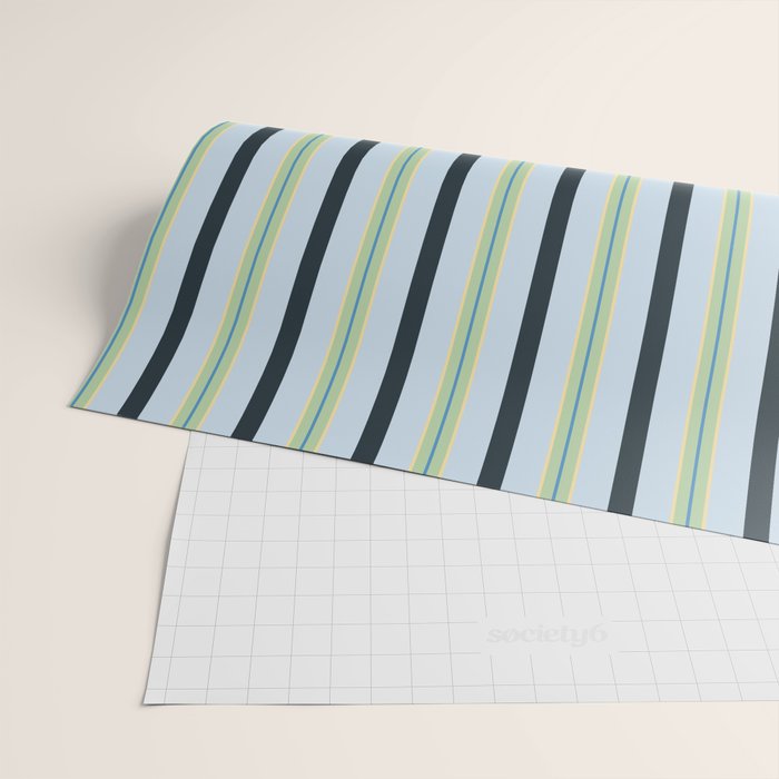 Soft Mineral Pistachio Wrapping Paper Gallery Image 2