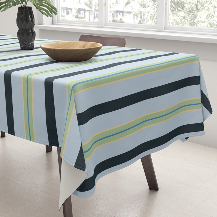 Soft Mineral Pistachio Tablecloth Gallery Image 3