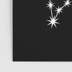 Pisces Zodiac Star Constellation Line Art Black Poster Gallery Image 3