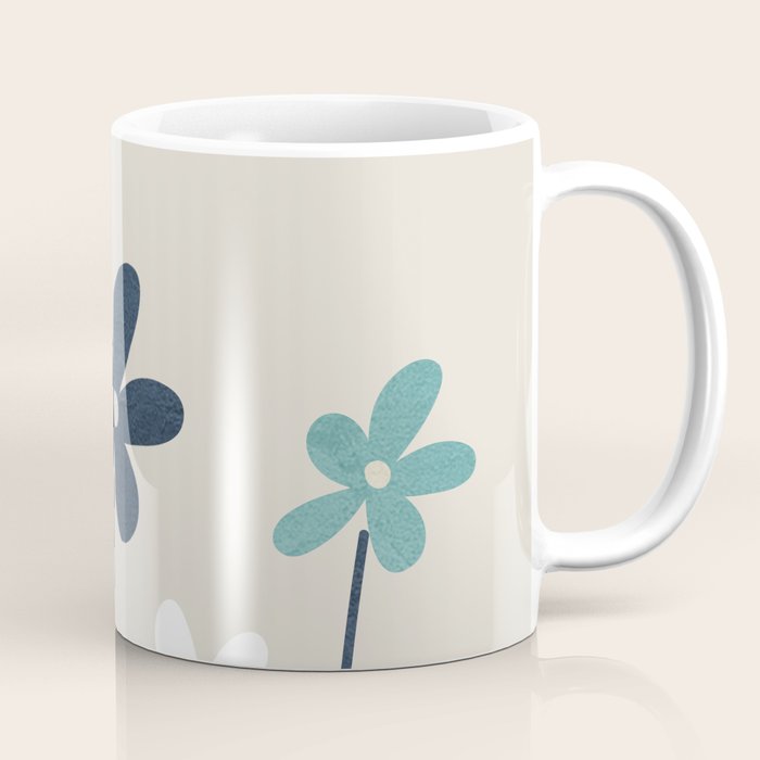 Abstract Flowers 2 Coffee Mug Gallery Image 1