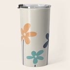 Abstract Flowers 2 Travel Mug Gallery Image 3