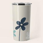 Abstract Flowers 2 Travel Mug Gallery Image 1