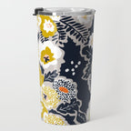Scandinavian flowers greet you Travel Mug Gallery Image 3
