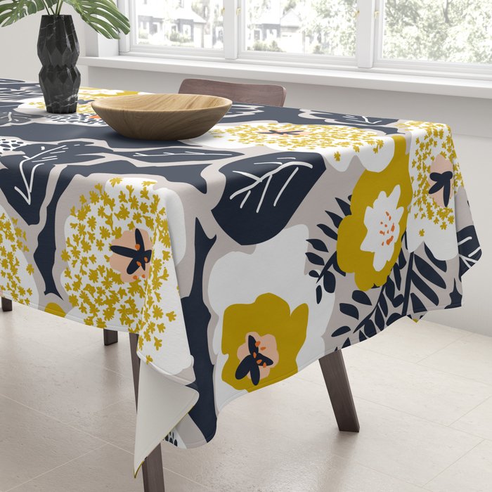 Scandinavian flowers greet you Tablecloth Gallery Image 3
