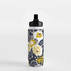 Scandinavian flowers greet you Water Bottle Gallery Image 2