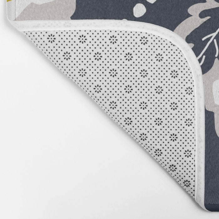 Scandinavian flowers greet you Bath Mat Gallery Image 2