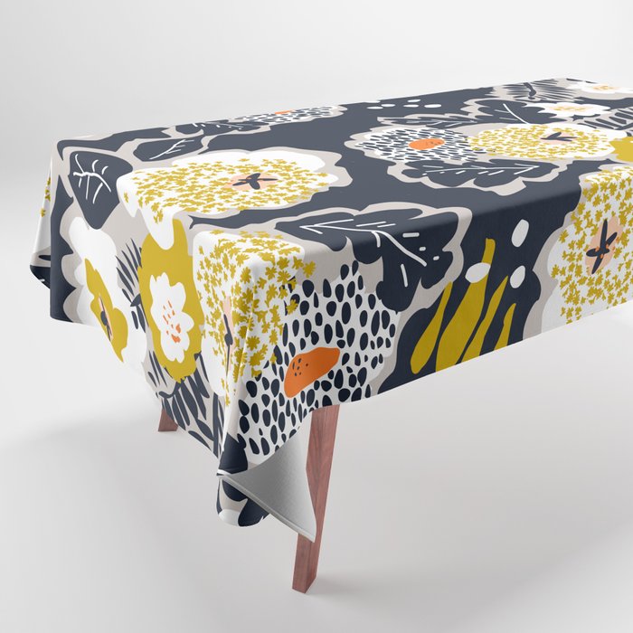 Scandinavian flowers greet you Tablecloth Gallery Image 1
