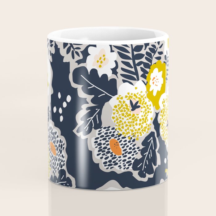 Scandinavian flowers greet you Coffee Mug Gallery Image 4