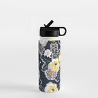 Scandinavian flowers greet you Water Bottle Gallery Image 1