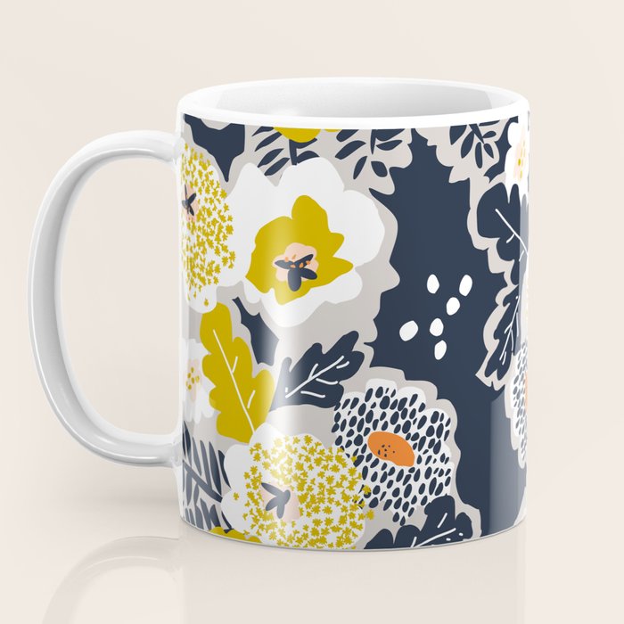 Scandinavian flowers greet you Coffee Mug Gallery Image 3