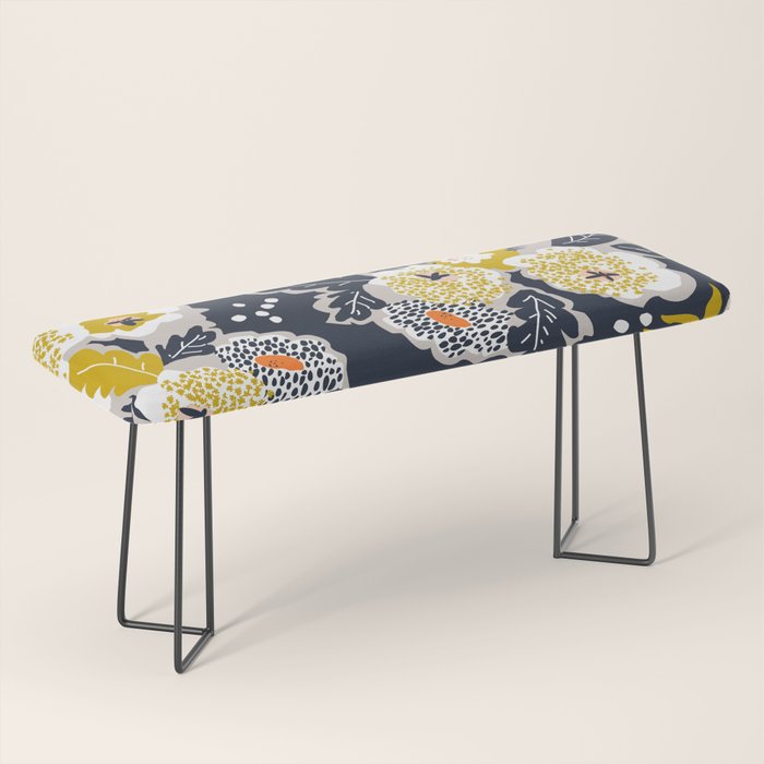 Scandinavian flowers greet you Bench Gallery Image 1