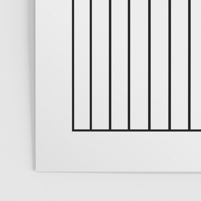 Minimal Arch IV Black and White Modern Geometric Lines Poster Gallery Image 3