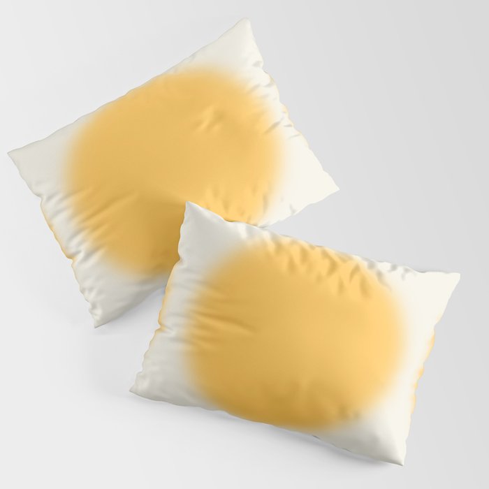 Abstraction_SUN_YELLOW_CIRCLE_BLUR_LOVE_POP_ART_0602A Pillow Sham Gallery Image 3