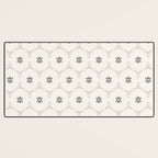 WILDFLOWER JASMIN GREY Desk Mat Gallery Image 3