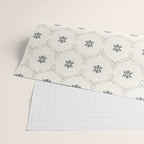 WILDFLOWER JASMIN GREY Wrapping Paper Gallery Image 2