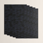 Midcentury modern geometric 01 black Wrapping Paper Gallery Image 3