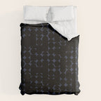 Midcentury modern geometric 01 black Duvet Cover Gallery Image 6