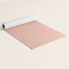 STRIPES - 07 - Guava Yoga Mat Gallery Image 2