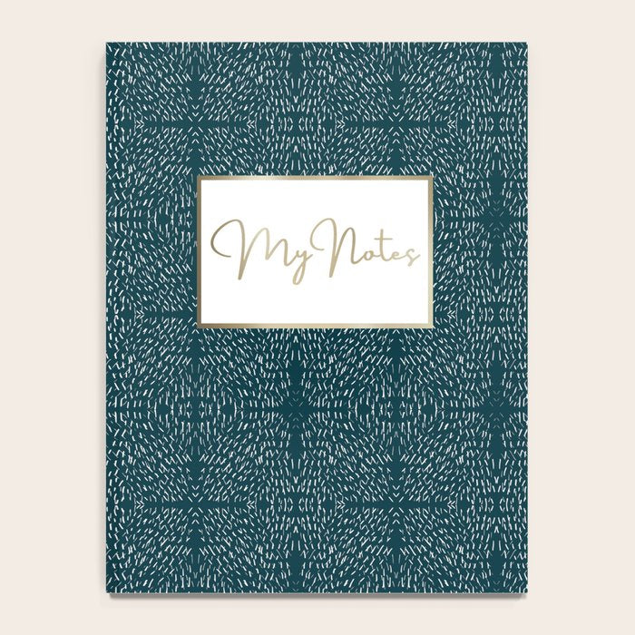 Celestial Stars Art, Teal Green, Boho Wall Art Notebook Gallery Image 4