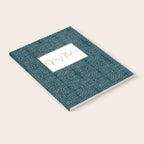 Celestial Stars Art, Teal Green, Boho Wall Art Notebook Gallery Image 2