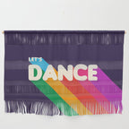 RAINBOW DANCE TYPOGRAPHY- let's dance Wall Hanging Gallery Image 1