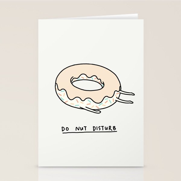 Donut Disturb Stationery Card Gallery Image 2