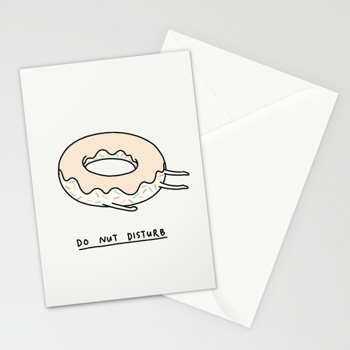 Donut Disturb Stationery Card Gallery Image 2