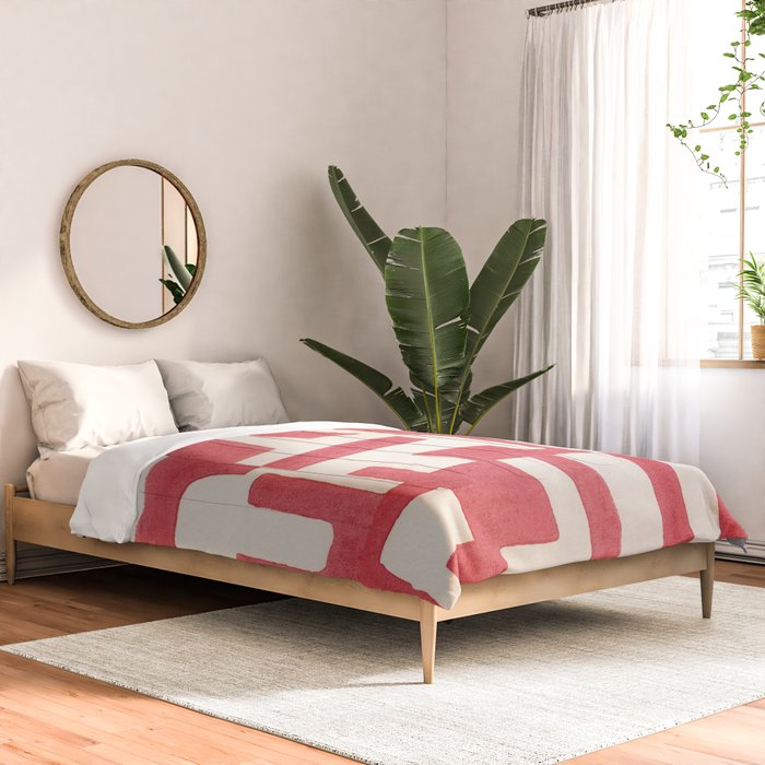Red Puzzle Comforter Gallery Image 2