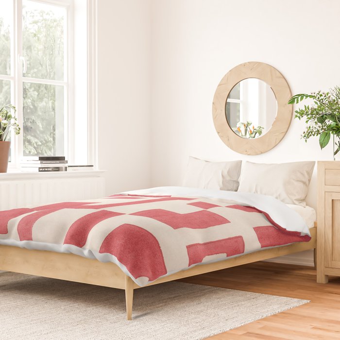 Red Puzzle Duvet Cover Gallery Image 2