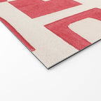 Red Puzzle Welcome Mat Gallery Image 2