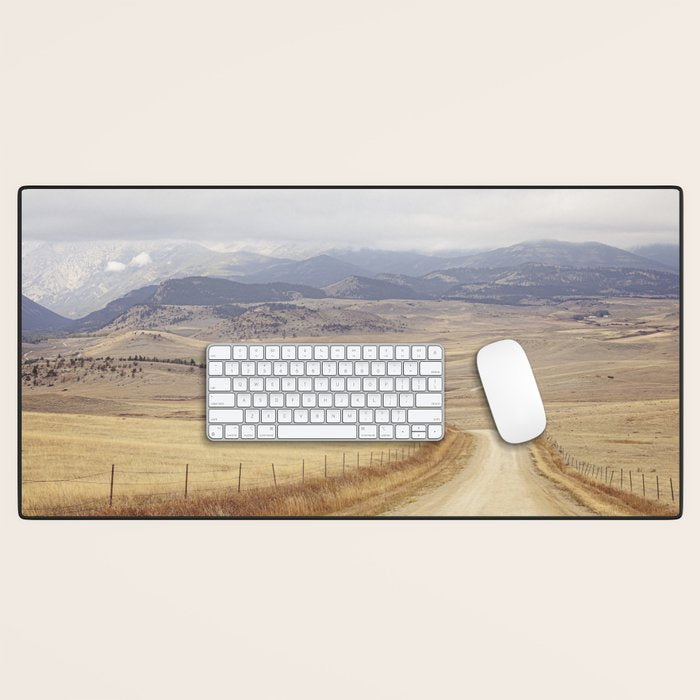 Montana Roads x Montana Landscape Photography x Western Landscape Desk Mat Gallery Image 1