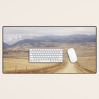 Montana Roads x Montana Landscape Photography x Western Landscape Desk Mat Gallery Image 1