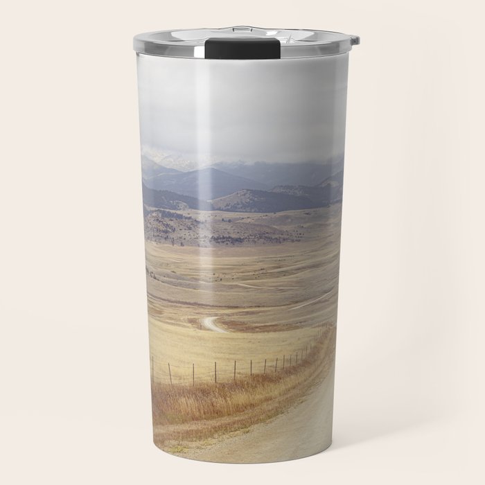 Montana Roads x Montana Landscape Photography x Western Landscape Travel Mug Gallery Image 1