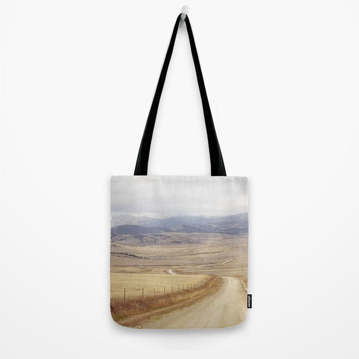 Montana Roads x Montana Landscape Photography x Western Landscape Tote Bag Gallery Image 2