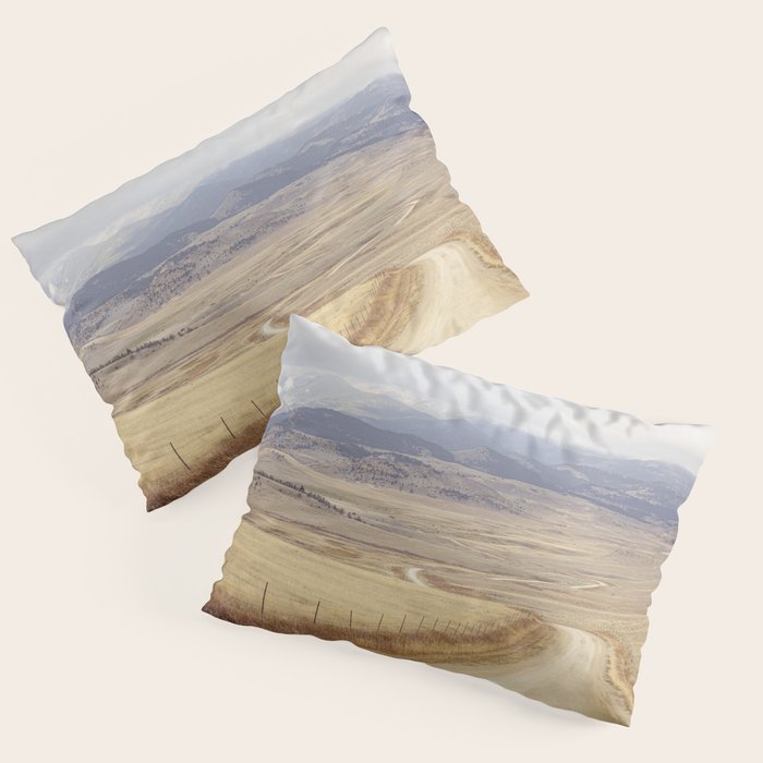 Montana Roads x Montana Landscape Photography x Western Landscape Pillow Sham Gallery Image 3