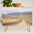 Montana Roads x Montana Landscape Photography x Western Landscape Credenza Gallery Image 1
